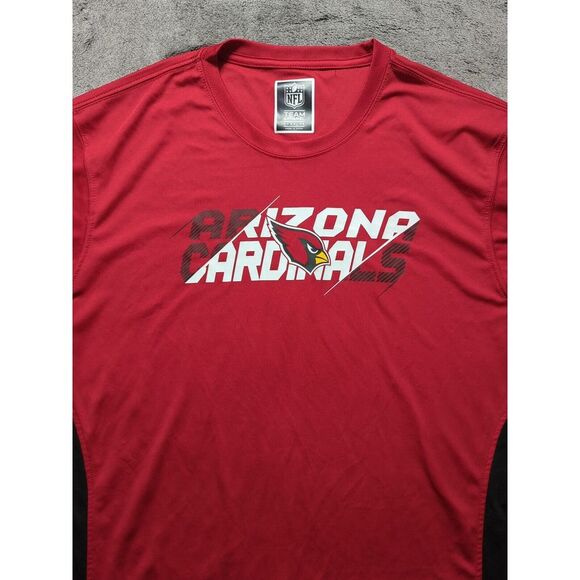 Arizona Cardinals NFL Team Apparel Short Sleeve Shirt Men's Size XXL Red - Picture 2 of 11